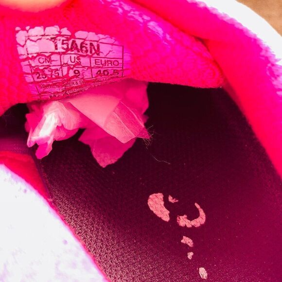 Excellent Asics GEL Kayano 22 Lite Show Glow Pink Light Blue Black Womens 9 US - Picture 14 of 14